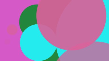 Düz renkli basit yuvarlak baloncuk iş arka plan tasarımı