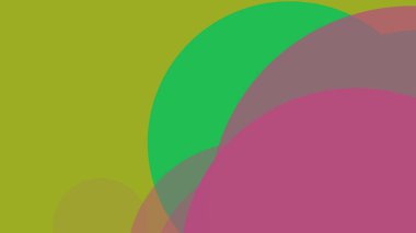 Renkli basit soyut daireler baloncuk iş arka plan tasarımı