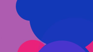 Renkli basit soyut daireler baloncuk iş arka plan tasarımı