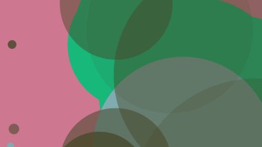 Renkli basit soyut daireler baloncuk iş arka plan tasarımı