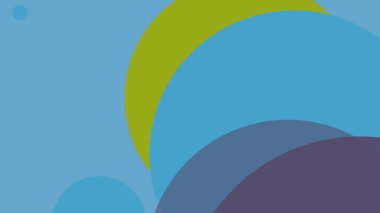 Renkli basit soyut daireler baloncuk iş arka plan tasarımı