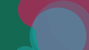 Renkli basit soyut daireler baloncuk iş arka plan tasarımı