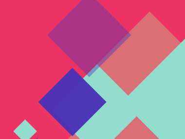 Renkli minimal basit soyut düz kare iş arkaplan deseni