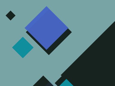 Renkli minimal basit soyut düz kare iş arkaplan deseni