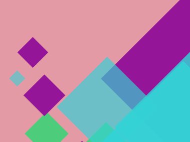 Renkli minimal basit soyut düz kare iş arkaplan deseni