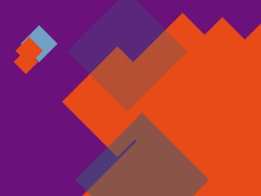 Renkli minimal basit soyut düz kare iş arkaplan deseni