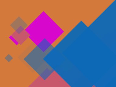 Renkli minimal basit soyut düz kare iş arkaplan deseni