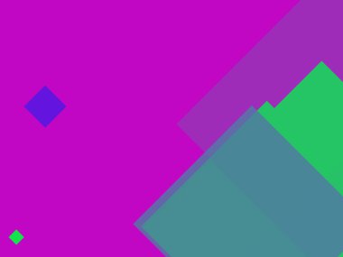 Renkli minimal basit soyut düz kare iş arkaplan deseni