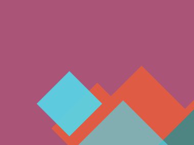 Renkli minimal basit soyut düz kare iş arkaplan deseni