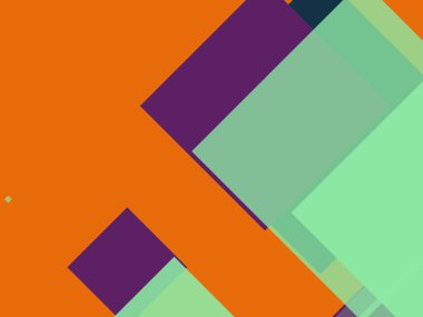 Renkli minimal basit soyut düz kare iş arkaplan deseni