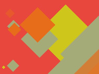 Renkli minimal basit soyut düz kare iş arkaplan deseni