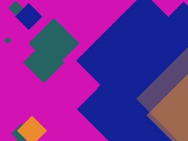 Renkli minimal basit soyut düz kare iş arkaplan deseni