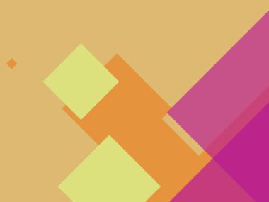 Renkli minimal basit soyut düz kare iş arkaplan deseni