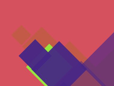 Renkli minimal basit soyut düz kare iş arkaplan deseni