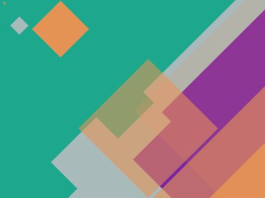 Asgari soyut düz renkli kare iş arkaplan deseni