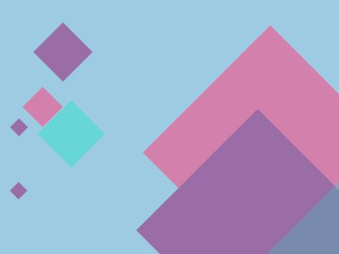 Soyut düz renkli kare iş arkaplan şablonu