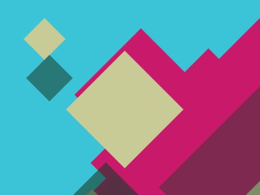 Soyut düz renkli kare iş arkaplan şablonu