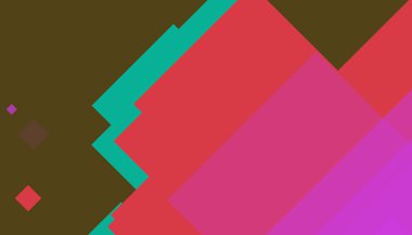 Renkli minimal basit soyut düz kare iş arkaplan deseni