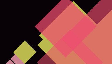 Renkli minimal basit soyut düz kare iş arkaplan deseni