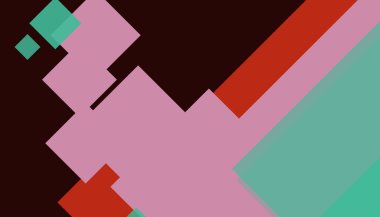 Renkli minimal basit soyut düz kare iş arkaplan deseni