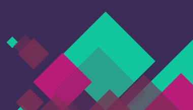 Asgari soyut düz renkli kare iş arkaplan deseni