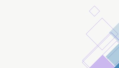 Renkli minimal basit soyut düz kare iş arkaplan deseni beyaz arkaplan