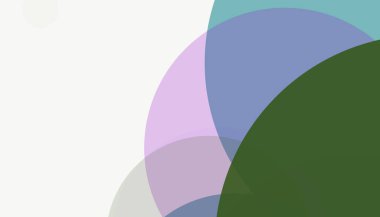 Basit soyut renkli çember arkaplan deseni tasarımı