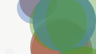 Basit soyut renkli çember arkaplan deseni tasarımı