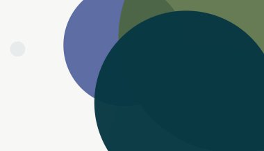 Basit soyut renkli çember arkaplan deseni tasarımı