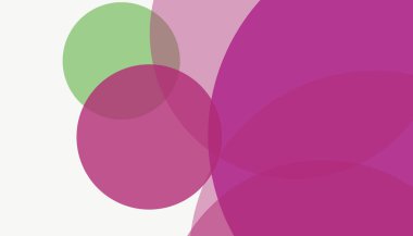 Basit soyut renkli çember arkaplan deseni tasarımı