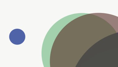 Basit soyut renkli çember arkaplan deseni tasarımı