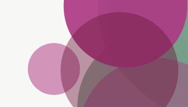 Basit soyut renkli çember arkaplan deseni tasarımı