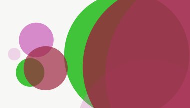 Basit soyut renkli çember arkaplan deseni tasarımı