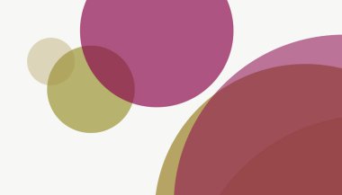 Basit soyut renkli çember arkaplan deseni tasarımı