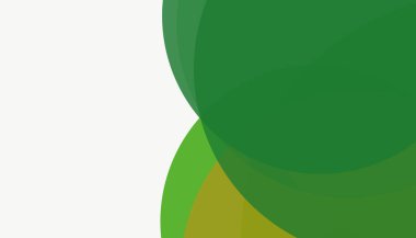 Beyaz arkaplan ile renkli, modern, soyut yuvarlak daireler.