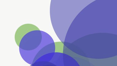 Beyaz arkaplanı olan basit, modern, soyut yuvarlak daireler.