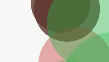 Beyaz arkaplanı olan basit, modern, soyut yuvarlak daireler.