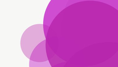 Beyaz arkaplanı olan basit, modern, soyut yuvarlak daireler.