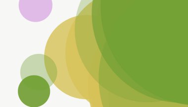 Beyaz arkaplanı olan basit, modern, soyut yuvarlak daireler.