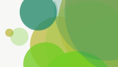 Beyaz arkaplanı olan basit, modern, soyut yuvarlak daireler.