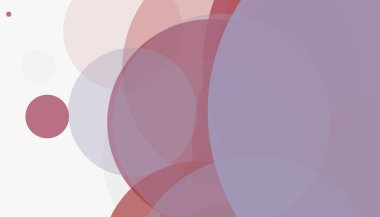 Beyaz arkaplanı olan basit, modern, soyut yuvarlak daireler.