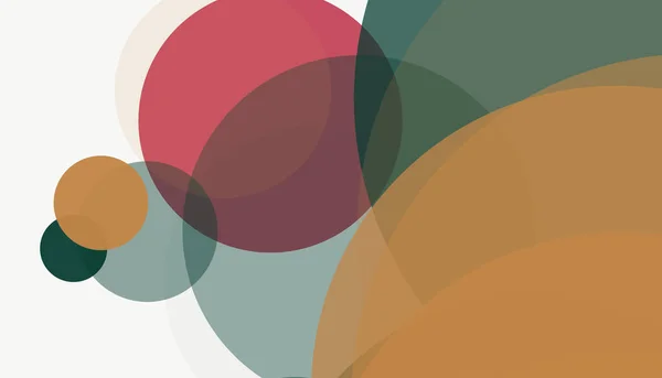 Bunte Moderne Abstrakte Runde Kreise Muster Mit Weißem Hintergrund — Stockfoto