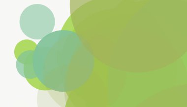 Beyaz arkaplanı olan basit, modern, soyut yuvarlak daireler.