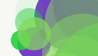 Beyaz arkaplanı olan basit, modern, soyut yuvarlak daireler.