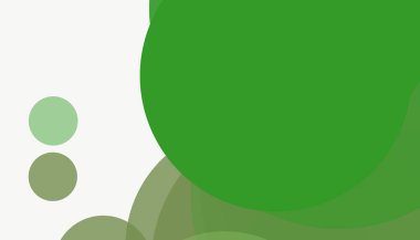 Beyaz arkaplanı olan basit, modern, soyut yuvarlak daireler.