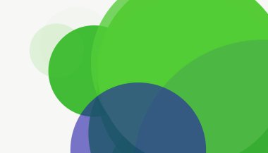 Beyaz arkaplanı olan basit, modern, soyut yuvarlak daireler.