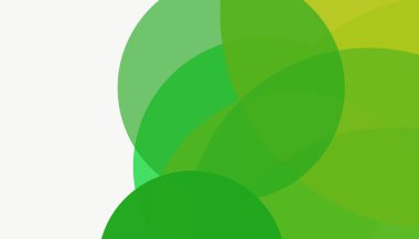 Beyaz arkaplanı olan basit, modern, soyut yuvarlak daireler.