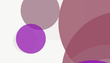 Beyaz arkaplanı olan basit, modern, soyut yuvarlak daireler.