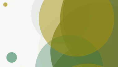 Beyaz arkaplanı olan basit, modern, soyut yuvarlak daireler.