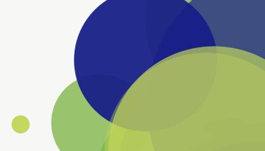 Beyaz arkaplanı olan basit, modern, soyut yuvarlak daireler.